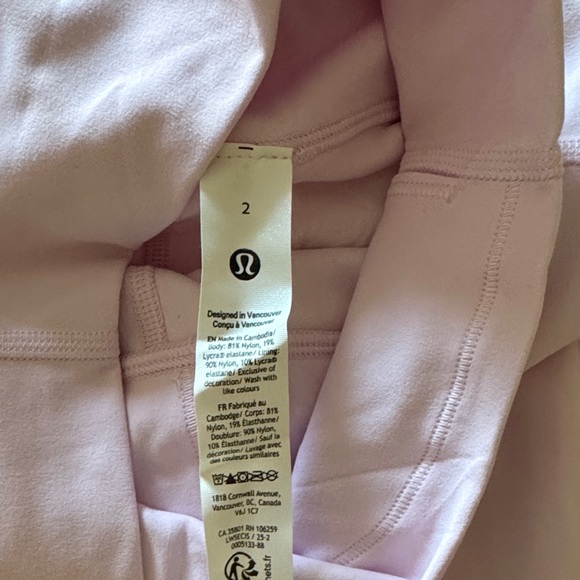 Lululemon Pink Organza Align HR Pants - Picture 2 of 6